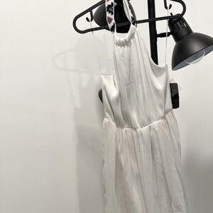 Zara White Beaded Dress